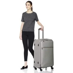 AmazonBasics Belltown Softside Rolling Spinner Suitcase Luggage - 30 Inch, Heather Grey -Vera Bradley Shop 31aF5DNgUAL 3c57f0dd 3b4e 4a97 8609 7f7dbf6d196c