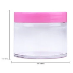 Beauticom 60 Grams/60 ML (2 Oz) Round Clear Leak Proof Plastic Container Jars With Pink Lids For Travel Storage Makeup Cosmetic Lotion Scrubs Creams Oils Salves Ointments (12 Jars) 13 Beauticom 60 Grams/60 ML (2 Oz) Round Clear Leak Proof Plastic Container Jars With Pink Lids For Travel Storage Makeup Cosmetic Lotion Scrubs Creams Oils Salves Ointments (12 Jars) -Vera Bradley Shop 31cZww4f7qL