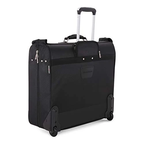 (USED) SWISSGEAR Full-Sized Effortless Folding Wheeled Garment Bag | Rolling Travel Luggage | Men's And Women's - Black 4 (USED) SWISSGEAR Full-Sized Effortless Folding Wheeled Garment Bag | Rolling Travel Luggage | Men's And Women's - Black - Image 2