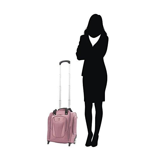 Travelpro Luggage Maxlite 5 15" Lightweight Carry-on Rolling Under Seat Bag, Dusty Rose 8 Travelpro Luggage Maxlite 5 15" Lightweight Carry-on Rolling Under Seat Bag, Dusty Rose - Image 6