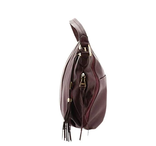 Aimee Kestenberg Pebble Leather& Suede Hobo Tuscany Mahogany New A282316 5 Aimee Kestenberg Pebble Leather& Suede Hobo Tuscany Mahogany New A282316 - Image 3