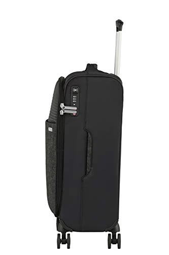 American Tourister Unisex Adults Front Pocket In Felt, Black (Jet Black), Spinner S Mit Vordertasche Aus Filz (55 Cm-42 L) 9 American Tourister Unisex Adults Front Pocket In Felt, Black (Jet Black), Spinner S Mit Vordertasche Aus Filz (55 Cm-42 L) - Image 7