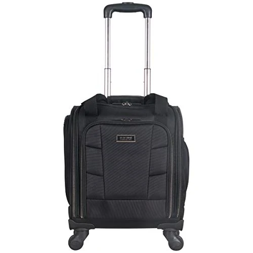 Kenneth Cole Reaction Rugged Roamer 18" Lightweight 4-Wheel Spinner 14.1" Laptop & Tablet Business Underseater Carry-On, Black 4 Kenneth Cole Reaction Rugged Roamer 18" Lightweight 4-Wheel Spinner 14.1" Laptop & Tablet Business Underseater Carry-On, Black - Image 2