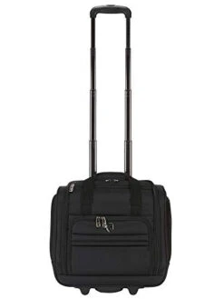 Travelers Club Business Class 16-Inch Under The Seat Carry-On Luggage, Executive Black -Vera Bradley Shop 31fNQ RPWYL