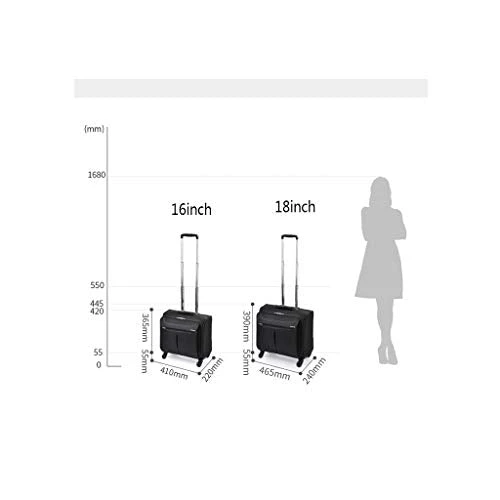 ZH Carry-On Luggage Business Travel Wheeled Rolling Laptop PC Tablet Computer Trolley Backpack, Suitcase Hand Luggage Cabin Approved Bag Lightweight For Trave Men Women 4 ZH Carry-On Luggage Business Travel Wheeled Rolling Laptop PC Tablet Computer Trolley Backpack, Suitcase Hand Luggage Cabin Approved Bag Lightweight For Trave Men Women - Image 2