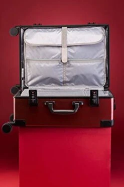 Andiamo Classico Suitcase With Built-in TSA Lock - Zipperless 20 Inch Hardside Carry On Bag- Lightweight (ABS+PC) Luggage With 8-Rolling Spinner Wheels (Red Ruby) 13 Andiamo Classico Suitcase With Built-in TSA Lock - Zipperless 20 Inch Hardside Carry On Bag- Lightweight (ABS+PC) Luggage With 8-Rolling Spinner Wheels (Red Ruby) -Vera Bradley Shop 31g4kbbxivL