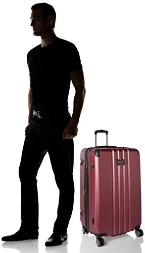 Kenneth Cole Reaction Reverb Hardside 8-Wheel 3-Piece Spinner Luggage Set: 20" Carry-on, 25", 29", Raspberry 6 Kenneth Cole Reaction Reverb Hardside 8-Wheel 3-Piece Spinner Luggage Set: 20" Carry-on, 25", 29", Raspberry - Image 4