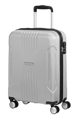 American Tourister Unisex_Adult Handgepäck, Silver, S (55 Cm-34 L)