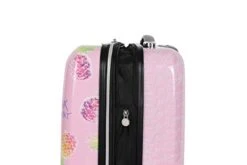 Betsey Johnson 26 Inch Checked Luggage Collection - Expandable Scratch Resistant (ABS + PC) Hardside Suitcase - Designer Lightweight Bag With 8-Rolling Spinner Wheels (26IN, Colada) 11 Betsey Johnson 26 Inch Checked Luggage Collection - Expandable Scratch Resistant (ABS + PC) Hardside Suitcase - Designer Lightweight Bag With 8-Rolling Spinner Wheels (26IN, Colada) -Vera Bradley Shop 31gmembb1QL
