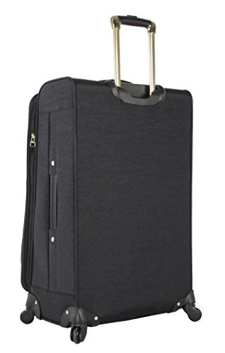Steve Madden Designer Luggage Collection- 3 Piece Softside Expandable Lightweight Spinner Suitcases- Travel Set Includes Under Seat Bag, 20-Inch Carry On & 28-Inch Checked Suitcase (Peek-A-Boo Black) 8 Steve Madden Designer Luggage Collection- 3 Piece Softside Expandable Lightweight Spinner Suitcases- Travel Set Includes Under Seat Bag, 20-Inch Carry On & 28-Inch Checked Suitcase (Peek-A-Boo Black) - Image 6