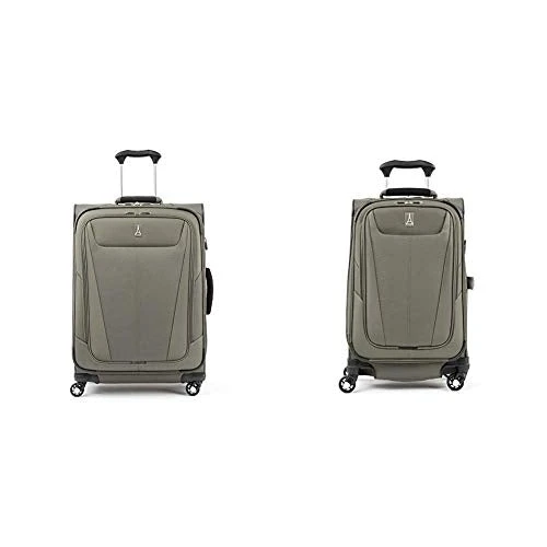 Travelpro Maxlite 5-Softside Expandable Spinner Wheel Luggage, Slate Green, 2-Piece Set (21/25) 3 Travelpro Maxlite 5-Softside Expandable Spinner Wheel Luggage, Slate Green, 2-Piece Set (21/25)