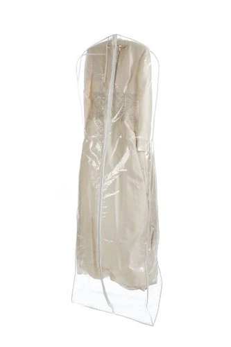 Bags For Less Clear Heavyduty 4.5 Mil Wedding Dress Garment Bag 3 Bags For Less Clear Heavyduty 4.5 Mil Wedding Dress Garment Bag