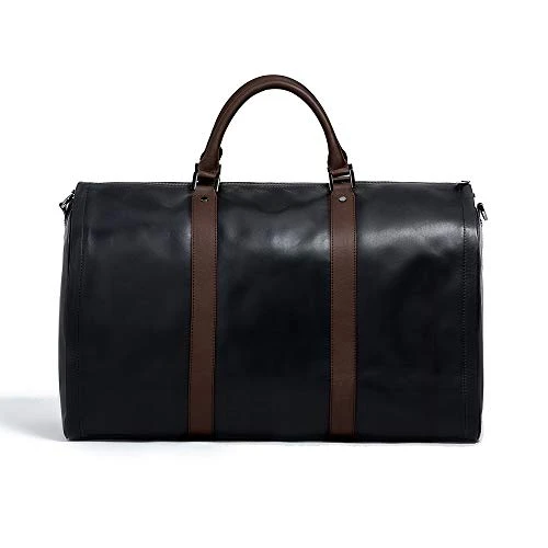 Men's Black And Brown Garment Weekender Bag Project 11 By Hook & Albert 7 Men's Black And Brown Garment Weekender Bag Project 11 By Hook & Albert - Image 5