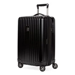 SwissGear 7910 Hardside Expandable Spinner Wheel Luggage With TSA Lock And USB, Black, Carry-On 20-Inch
