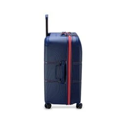 DELSEY Paris Chatelet Hardside 2.0 Luggage With Spinner Wheels, Navy, Checked-26 Inch Trunk, No Brake -Vera Bradley Shop 31ip3dHz2bL
