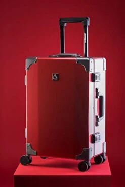 Andiamo Classico Suitcase With Built-in TSA Lock - Zipperless 20 Inch Hardside Carry On Bag- Lightweight (ABS+PC) Luggage With 8-Rolling Spinner Wheels (Red Ruby) 15 Andiamo Classico Suitcase With Built-in TSA Lock - Zipperless 20 Inch Hardside Carry On Bag- Lightweight (ABS+PC) Luggage With 8-Rolling Spinner Wheels (Red Ruby) -Vera Bradley Shop 31kEDP cQEL