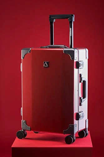Andiamo Classico Suitcase With Built-in TSA Lock - Zipperless 20 Inch Hardside Carry On Bag- Lightweight (ABS+PC) Luggage With 8-Rolling Spinner Wheels (Red Ruby) 9 Andiamo Classico Suitcase With Built-in TSA Lock - Zipperless 20 Inch Hardside Carry On Bag- Lightweight (ABS+PC) Luggage With 8-Rolling Spinner Wheels (Red Ruby) - Image 7