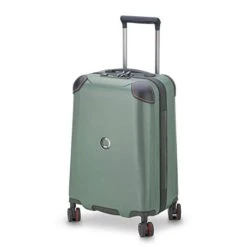 DELSEY Paris Cactus Hardside Luggage With Spinner Wheels, Khaki, Carry-On 19 Inch -Vera Bradley Shop 31luuqnUitL
