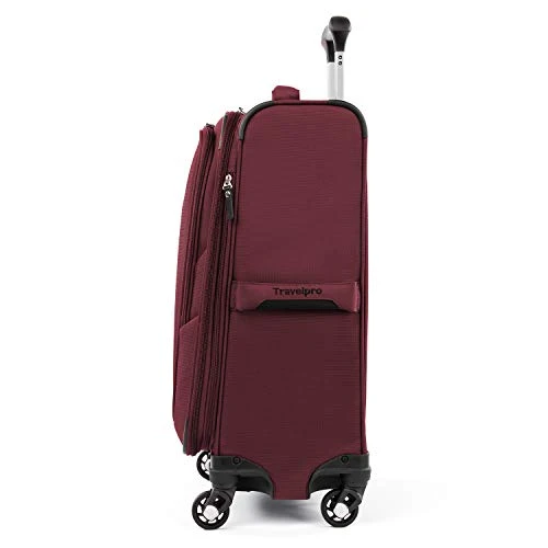 Travelpro Maxlite 5 Softside 2pc Set Expandable Carry On Luggage With 4 Spinner Wheels/Soft Underseat Tote, Lightweight Suitcase, Men And Women, Burgundy 8 Travelpro Maxlite 5 Softside 2pc Set Expandable Carry On Luggage With 4 Spinner Wheels/Soft Underseat Tote, Lightweight Suitcase, Men And Women, Burgundy - Image 6