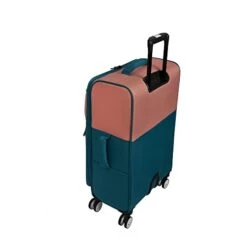 It Luggage Duo-Tone 3 Piece Softside 4 Wheel Spinner Set, Peach/Sea Teal, 3 Pc -Vera Bradley Shop 31nut4402dL