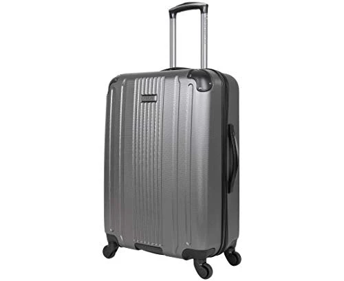 Kenneth Cole Reaction Gramercy Collection Lightweight Hardside 4-Wheel Spinner Luggage, Silver, 24-Inch Checked 6 Kenneth Cole Reaction Gramercy Collection Lightweight Hardside 4-Wheel Spinner Luggage, Silver, 24-Inch Checked - Image 4