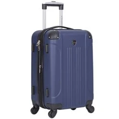 Travelers Club Chicago II Expandable Spinner Carry-On Luggage, Cobalt Blue, 20-Inch -Vera Bradley Shop 31oqmvyvJAL