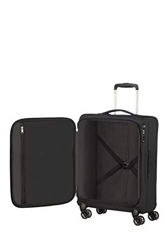 American Tourister Unisex Adults Front Pocket In Felt, Black (Jet Black), Spinner S Mit Vordertasche Aus Filz (55 Cm-42 L) 8 American Tourister Unisex Adults Front Pocket In Felt, Black (Jet Black), Spinner S Mit Vordertasche Aus Filz (55 Cm-42 L) - Image 6
