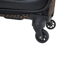 American Flyer Animal Print 5-Piece Spinner Luggage Set, Leopard Black -Vera Bradley Shop 31saLZR0qtL