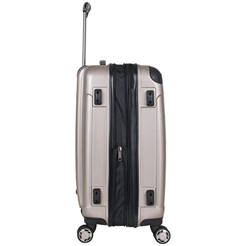 Kenneth Cole Reaction Renegade 3-Piece Luggage Expandable 8-Wheel Spinner Lightweight Hardside Travel Suitcase Set, Champagne, (20"/24"/28") 6 Kenneth Cole Reaction Renegade 3-Piece Luggage Expandable 8-Wheel Spinner Lightweight Hardside Travel Suitcase Set, Champagne, (20"/24"/28") - Image 4