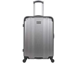 Kenneth Cole Reaction Gramercy Collection Lightweight Hardside 4-Wheel Spinner Luggage, Silver, 24-Inch Checked 12 Kenneth Cole Reaction Gramercy Collection Lightweight Hardside 4-Wheel Spinner Luggage, Silver, 24-Inch Checked -Vera Bradley Shop 31uKWgmQ SL