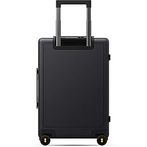 LEVEL8 Luminous Textured Medium Checked Luggage, 24” Hardshell Suitcase, Lightweight PC Textured Hardside Spinner Trolley For Luggage, TSA Approved Checked Luggage With 8 Spinner Wheels, Black, 24-Inch Checked-In 4 LEVEL8 Luminous Textured Medium Checked Luggage, 24” Hardshell Suitcase, Lightweight PC Textured Hardside Spinner Trolley For Luggage, TSA Approved Checked Luggage With 8 Spinner Wheels, Black, 24-Inch Checked-In - Image 2