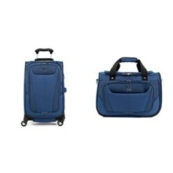 Travelpro Maxlite 5-Softside Expandable Spinner Wheel Luggage, Sapphire Blue, 2-Piece Set (Tote/21)