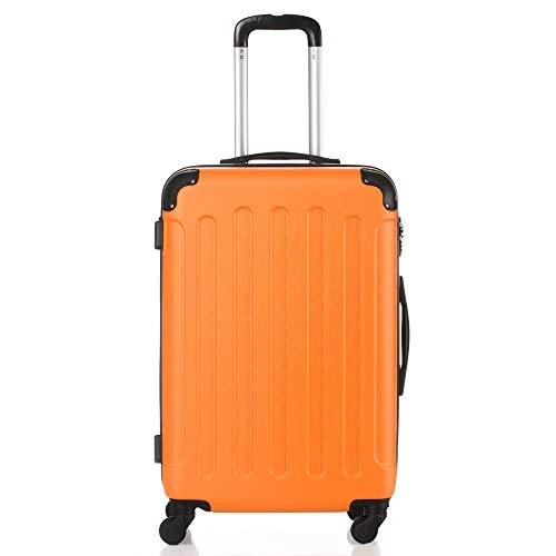 SSLine 3 Piece Luggage Sets Hardshell Spinner Luggages Swivel Wheels Suitcase Portable Rolling Trolley Case - 20" 24" 28" Spinner Suitcases Orange 10 SSLine 3 Piece Luggage Sets Hardshell Spinner Luggages Swivel Wheels Suitcase Portable Rolling Trolley Case - 20" 24" 28" Spinner Suitcases Orange - Image 8