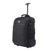 Cabin Max️ - Quebec Hybrid Rolling Backpack With Wheels - Carry On Luggage 22x14x9 Zip Out Backpack Straps - Perfect For Most Major American Airlines (Black)