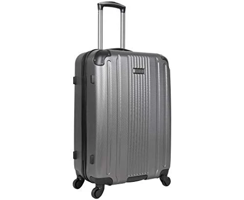 Kenneth Cole Reaction Gramercy Collection Lightweight Hardside 4-Wheel Spinner Luggage, Silver, 24-Inch Checked 3 Kenneth Cole Reaction Gramercy Collection Lightweight Hardside 4-Wheel Spinner Luggage, Silver, 24-Inch Checked
