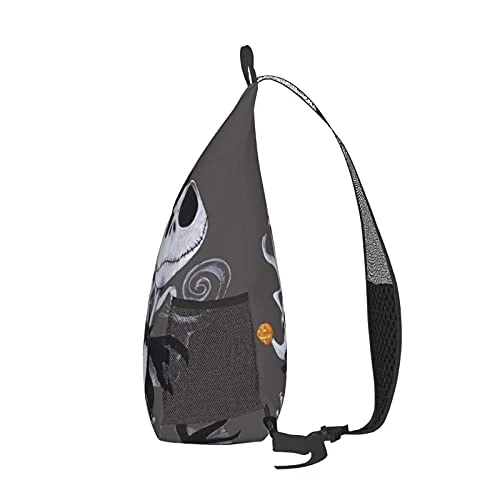 Sling Bag Ja&ck The Pu&mp&kin K&ing Multipurpose Travel Hiking Chest Bag Daypack Anti Theft Backpack Men Women Crossbody Shoulder Bag 4 Sling Bag Ja&ck The Pu&mp&kin K&ing Multipurpose Travel Hiking Chest Bag Daypack Anti Theft Backpack Men Women Crossbody Shoulder Bag - Image 2