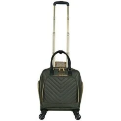 Kenneth Cole Reaction Women's Chelsea Luggage Chevron Softside 8-Wheel Spinner Expandable Suitcase Collection, Olive, 4 Underseater -Vera Bradley Shop 31zmfPm3PbL
