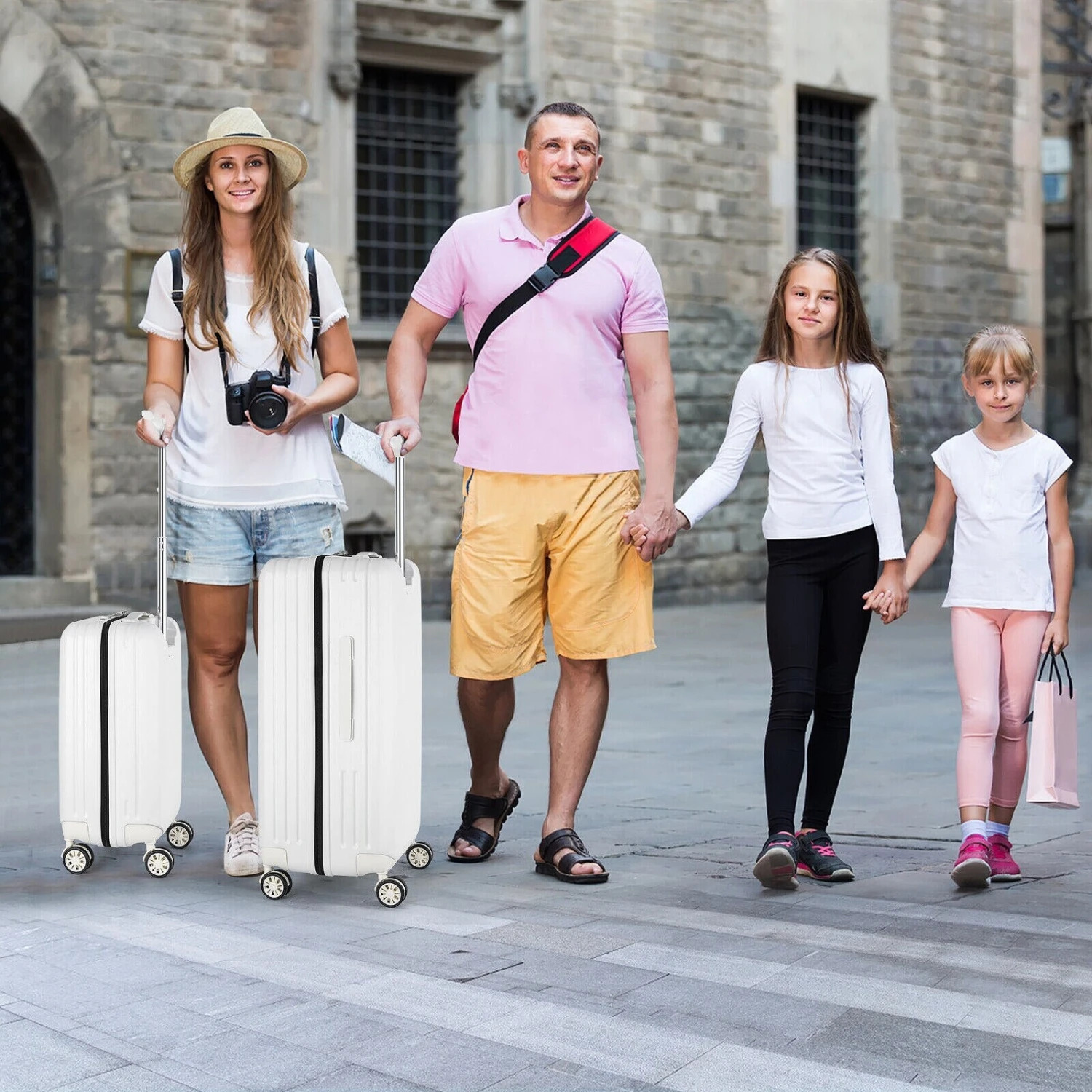 3Pcs ABS+PC Luggage Set Travel Suitcase Set Wiredrawing Trolley Case 3 5 3Pcs ABS+PC Luggage Set Travel Suitcase Set Wiredrawing Trolley Case 3 - Image 3