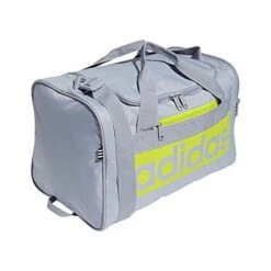 Adidas Court Lite Duffel Bag, Halo Silver/Acid Yellow, One Size -Vera Bradley Shop 41 W4XKrxzL