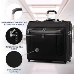 Travelpro Luggage Platinum Elite 50" Rolling Garment Bag, Suitcase, Shadow Black -Vera Bradley Shop 41 YLJ6VPSL