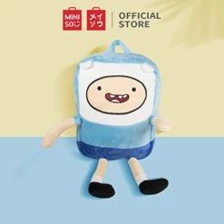 MINISO Adventure Time Backpack Cute Bag For Zipper School Picnic Bag,Blue Finn -Vera Bradley Shop 41 ZG7XcWZL