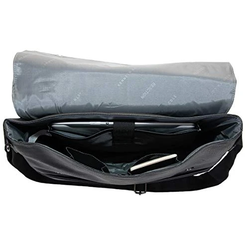 Kenneth Cole Reaction Strident-Class Vegan Leather 15" Laptop & Tablet Crossbody Messenger Bag For Work, School, & Travel, Black, Laptop 8 Kenneth Cole Reaction Strident-Class Vegan Leather 15" Laptop & Tablet Crossbody Messenger Bag For Work, School, & Travel, Black, Laptop - Image 6