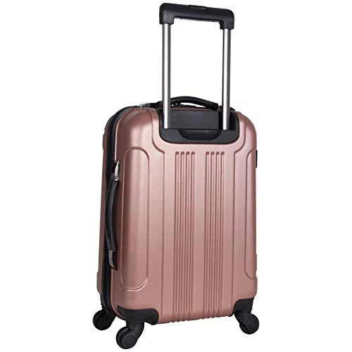 Kenneth Cole Reaction Out Of Bounds 2-Piece Hardside 4-Wheel Spinner Luggage Set: 20" Carry-On & 28" Checked Suitcase, Rose Gold 6 Kenneth Cole Reaction Out Of Bounds 2-Piece Hardside 4-Wheel Spinner Luggage Set: 20" Carry-On & 28" Checked Suitcase, Rose Gold - Image 4