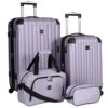 Travelers Club Midtown Hardside 4-Piece Luggage Travel Set, Lilac -Vera Bradley Shop 41 bGurbuXS