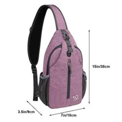 Waterfly Crossbody Sling Backpack Sling Bag Travel Hiking Chest Bag Daypack (Purple) -Vera Bradley Shop 410CdWKrD6L
