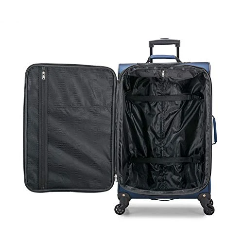 U.S. Traveler Aviron Bay Expandable Softside Luggage With Spinner Wheels, Navy, 2-Piece Set 8 U.S. Traveler Aviron Bay Expandable Softside Luggage With Spinner Wheels, Navy, 2-Piece Set - Image 6