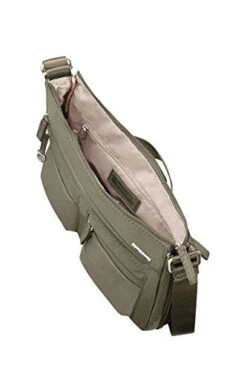 Samsonite Move 2.0 Hobo M Expandable Messenger Bag, 34 Cm, 6.48 Liters, Silver Green