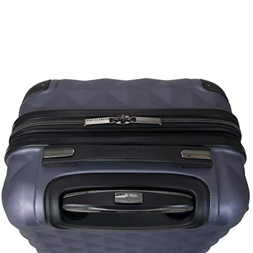 Kenneth Cole Reaction Diamond Tower Luggage Collection Lightweight Hardside Expandable 8-Wheel Spinner Travel Suitcase, Smokey Purple, 2-Piece Set (20" & 28") 4 Kenneth Cole Reaction Diamond Tower Luggage Collection Lightweight Hardside Expandable 8-Wheel Spinner Travel Suitcase, Smokey Purple, 2-Piece Set (20" & 28") - Image 2