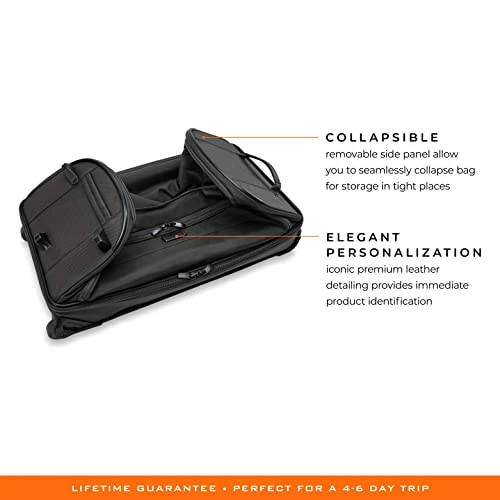 Briggs & Riley Medium 2-Wheel Duffle, Black 15 Briggs & Riley Medium 2-Wheel Duffle, Black - Image 13