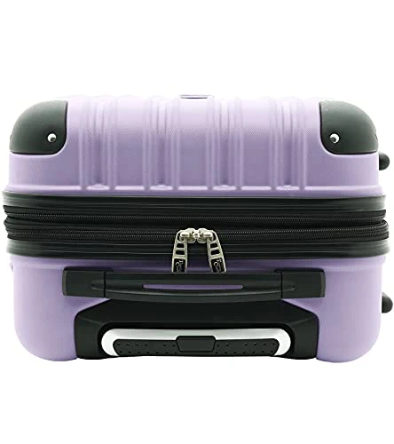 Travelers Club Midtown Hardside 4-Piece Luggage Travel Set, Lilac 5 Travelers Club Midtown Hardside 4-Piece Luggage Travel Set, Lilac - Image 3